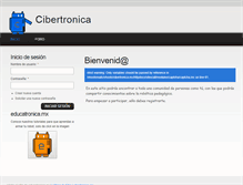 Tablet Screenshot of cibertronica.mx